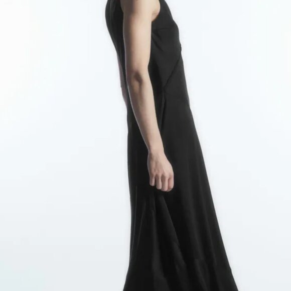 FLOATY ASYMMETRIC MIDI DRESS by COS - Picture 3 of 7